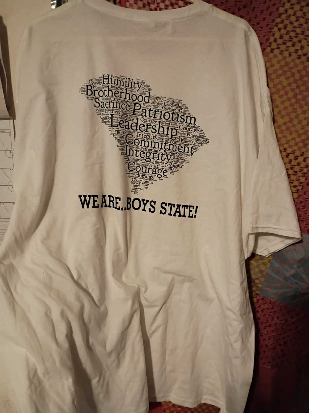 Palmetto Boys State White Short Sleeve Tee